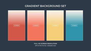 Soft color background on dark. Modern screen vector design for mobile app. Soft color abstract gradients.