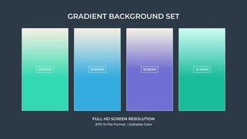 Soft color background on dark. Modern screen vector design for mobile app. Soft color abstract gradients.