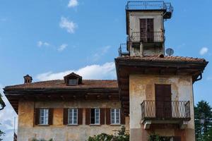 Old House in Orta San Giulio Piedmont Italy photo