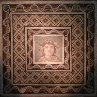 Mosaico con Busto di Dionisio Palazzo Massimo Museum Rome Lazio Italy photo