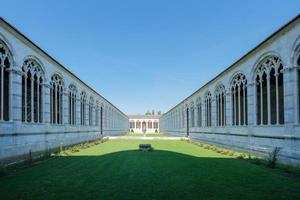 Inside the Camposanto Monumentale Pisa Tuscany Italy photo