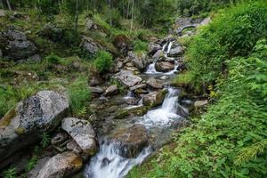 Stream in Alagna Valsesia Piedmont Italy photo