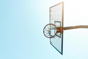 old street basket sports equipment photo