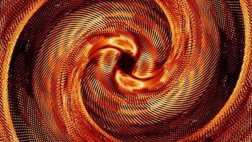 abstracte lava deeltjes bal rood oranje vlam toon draai langzaam textuur achtergrond video