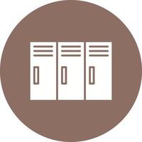 Lockers Glyph Icon vector