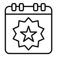 Event Line Icon vector