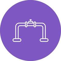 Pipeline Line Icon vector