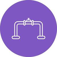 Pipeline Line Icon vector