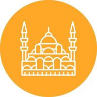 icono de línea de estambul vector