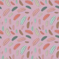 Feathers seamless pattern. Pattern with feathers. Vector flat illustration photo