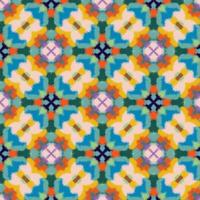 Pattern of colorful ornament photo