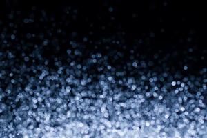 Dark blue abstract background with bokeh. Colorful twinkling lights bokeh light background. photo