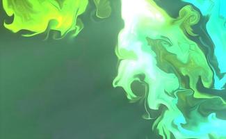 Beautiful abstract ART background - random free mixing of paints in technique of liquid acrylic. Artistic image of swirl veins marble texture in turquoise beige tones. photo