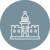 Kremlin Line Icon vector