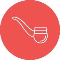 Smoking Pipe Line Icon vector