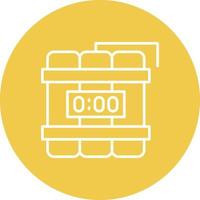 Dynamite Line Icon vector