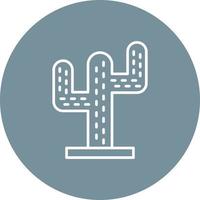 Cactus Line Icon vector