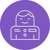 Man Line Icon vector