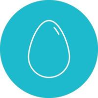 Eggs Line Circle Background Icon vector