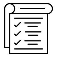 List Line Icon vector