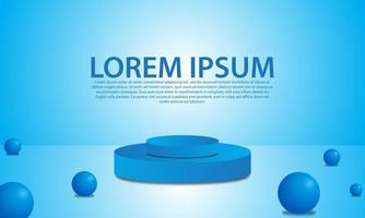 podium background templates for products vector