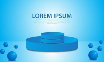 podium background templates for products vector