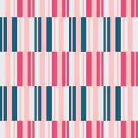 seamless pattern with stripes in checkered style vector