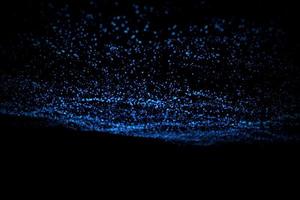 Abstract background fluiding particle with color photo
