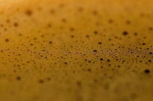 coffee foam macro photo