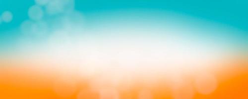 abstract orange backgroundand summer background with light bokeh photo