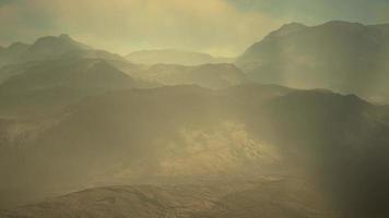 the dark land of the slopes of the mount Etna photo