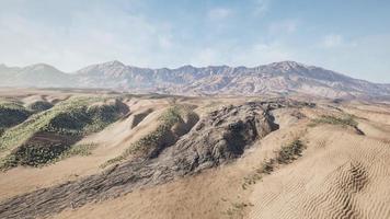 Aerial view of desert at the Libya photo