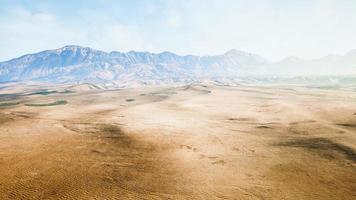 Aerial view of the Sahara desert photo