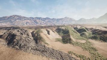 vista del desierto desde el avion foto