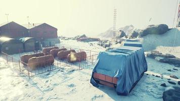 bases antárticas en la península antártica foto