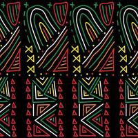 African Seamless Pattern Concept vector