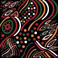 Pan Africa Seamless Pattern Concept vector