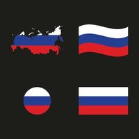 Russian State Flag vector