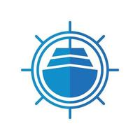 logo de crucero vector