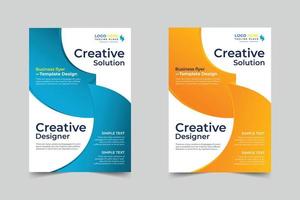 Brochure design flyer background for business design corporate business flyer template vector