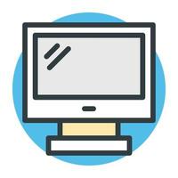 Trendy Monitor Concepts vector