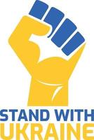 Stand with Ukraine Vector
