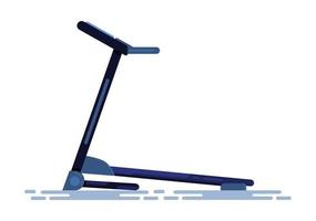 Treadmill concept vector. Flat treadmill running machine icon. Sports equipment for physical activity vector