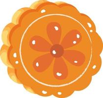 Moon Cake Front vector