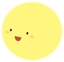 Cute Moon Pattern vector