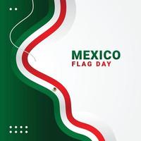 Mexico Flag Day Design vector