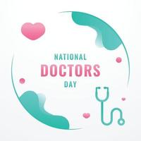 Doctors Day Design vector