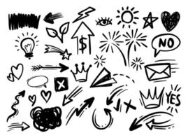 hand drawn doodle vector