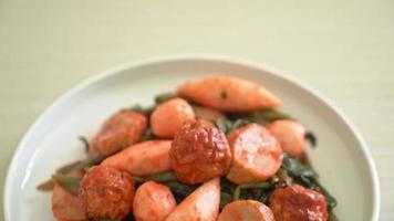 Stir Fried Fish Balls with Yentafo Sauce - Asian food style video
