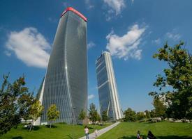 Milan Italy 8 september 2020 CityLife Shopping District is a commercial building in Milan photo